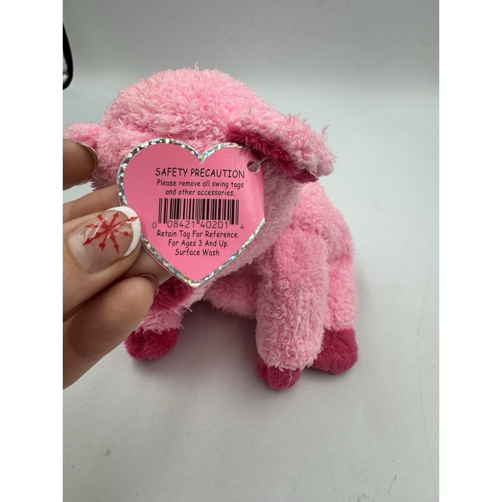 Retired VTG 2004 SILKY Original Ty "Pinkys" Collection PINK PIG Ty Beanie Babies - Picture 4 of 10